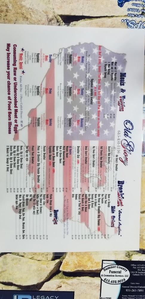 Old Glory Menu image 4